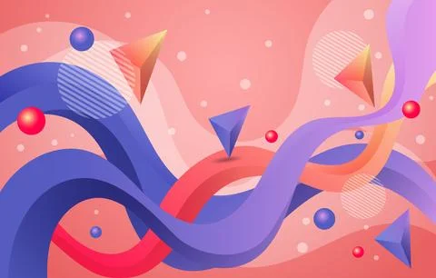 Colorful Abstract-Background Stock Illustration