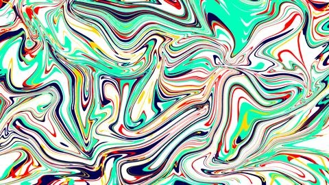 Colorful abstract background. Liquid marble pattern. Colorful texture. 3D ren Stock Illustration