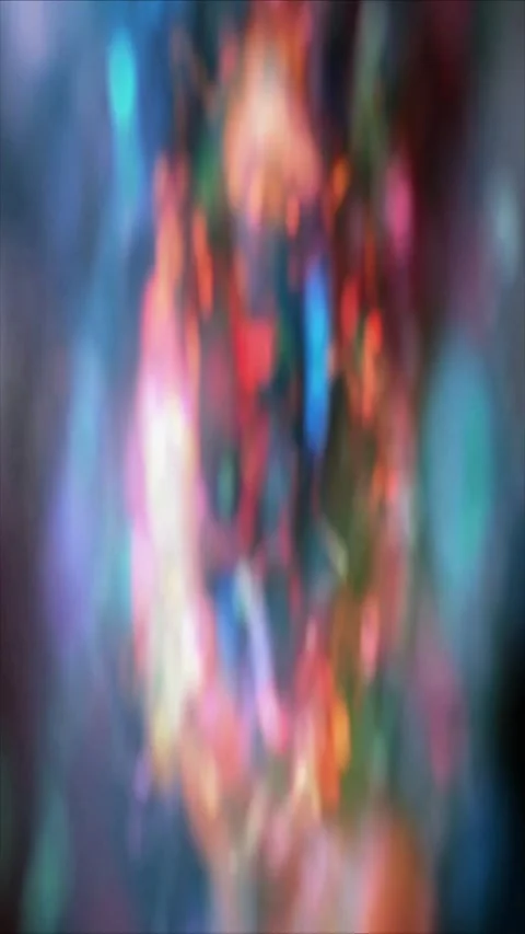 Colorful abstract background loop. Vibrant bokeh light animation Stock Footage 339778557