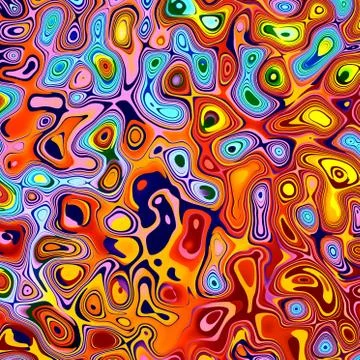 Colorful abstract background - marble texture pattern with splotches - color Stock Illustration