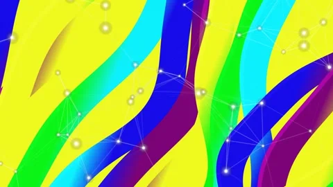 A colorful abstract background with motion creates a dynamic and vibrant il.. Stock Footage 328885495