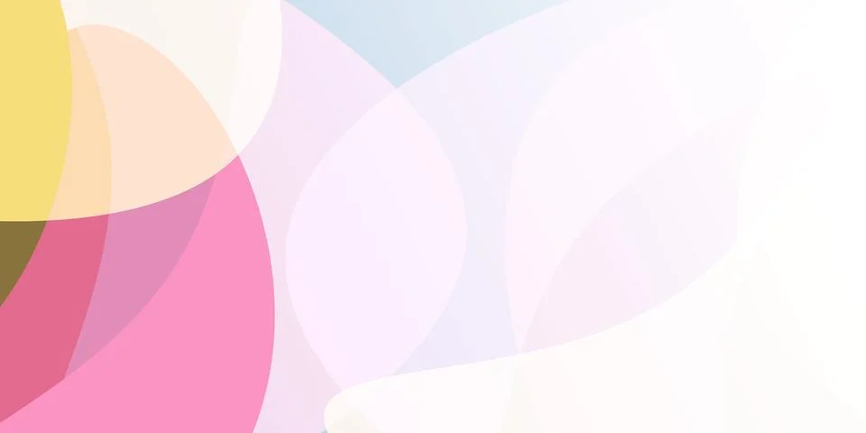 Colorful Abstract Background, Overlapping Translucent Round Geometric Shape.. Stock Illustration