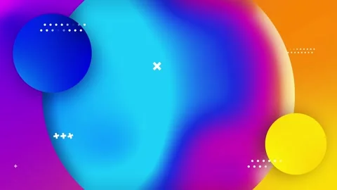 Colorful abstract background with shapes. Stock Footage 332722852
