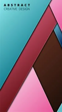 Colorful abstract background. Simple material design. Template for digital or Stock Illustration
