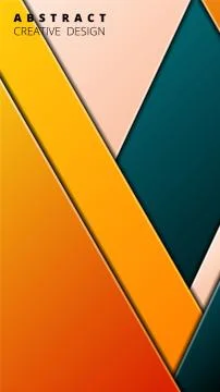 Colorful abstract background. Simple material design. Template for digital or Stock Illustration