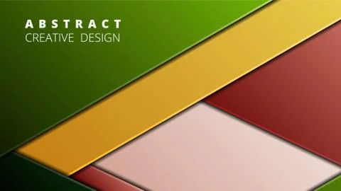 Colorful abstract background. Simple material design. Template for digital or Stock Illustration