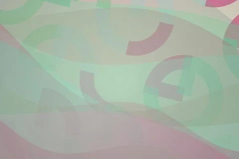 Colorful abstract background with soft waves and shapes Stock Illustration