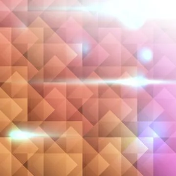 Colorful abstract background with square shape. Stock Illustration