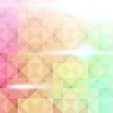 Colorful abstract background with square shape. Stock Illustration