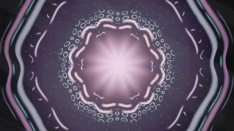 Colorful abstract background with swirling patterns and light effects Stock Footage 337411398