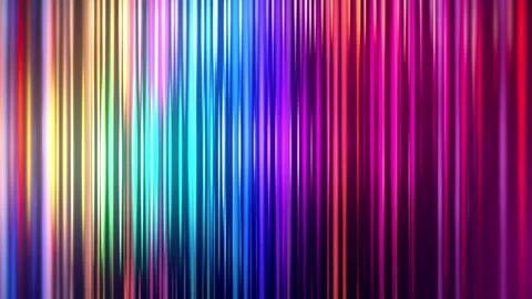 Colorful Abstract Background with Vertical Neon Moving Lines or Streaks of Light Video stock 219675920