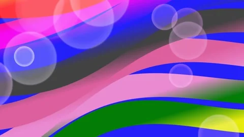 Colorful Abstract Background with Wavy Lines. Stock Footage 330926420