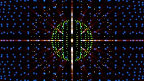 Colorful abstract background.Shiny Circles. Stock Footage 99228922
