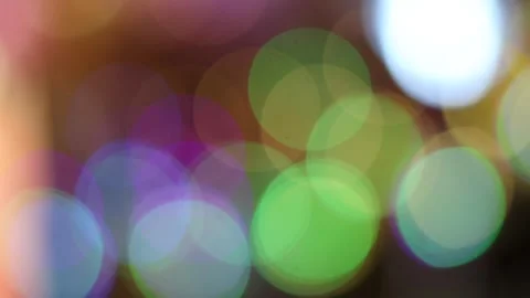 Colorful Abstract Bokeh Light Background with Soft Glow Vídeo Stock 334774538