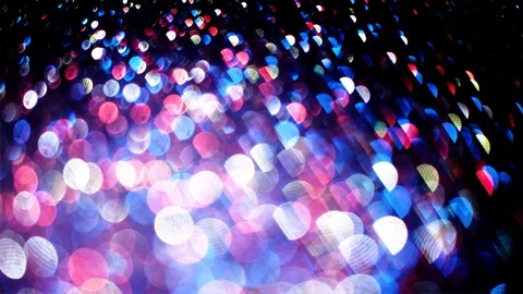 Colorful abstract bokeh lights, subtle and sparkly glowing on a background Stock Footage 125670807
