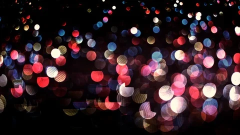 Colorful abstract bokeh lights, subtle and sparkly glowing on a background Stock Footage 125672901