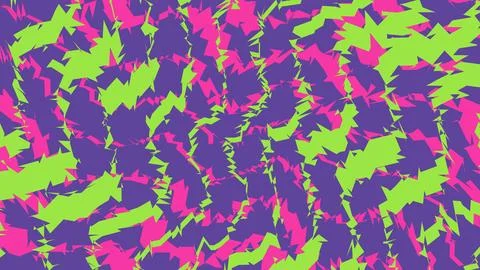 Colorful abstract camouflage pattern with geometric shapes Stock Illustration
