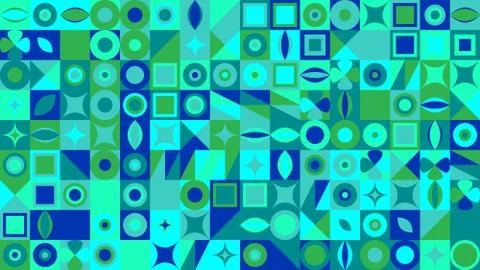 Colorful abstract chaotic geometric pattern background design Illustrazione stock