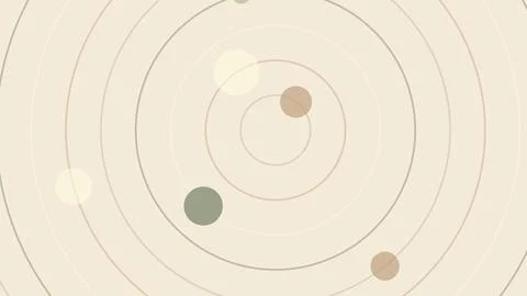 Colorful abstract circle pattern with soft background Иллюстрация