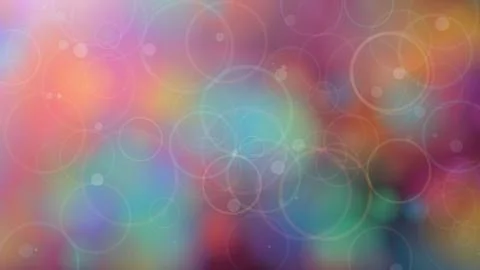 Colorful Abstract Circles Background Ilustración de archivo