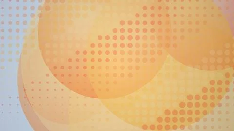 Colorful abstract circles with dotted patterns on background Stock Illustration