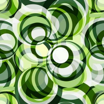 Colorful abstract circles seamless pattern vector illustration Stock Illustration