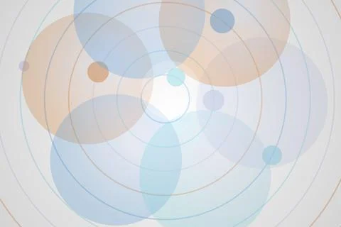 Colorful abstract circles in a soft pattern design Stock Photos