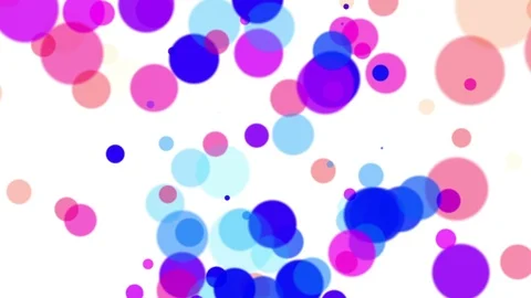Colorful abstract circles on white background Stock-Footage 96651253