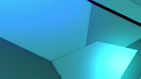 Colorful abstract composition made from a huge three-dimensional objects 4K Stock Footage 61829622