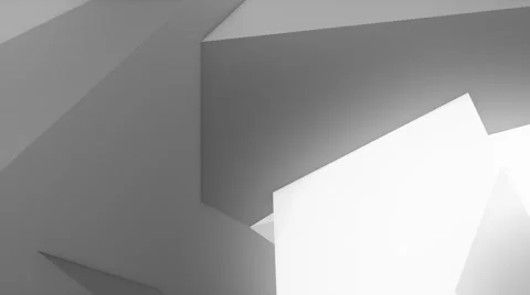 Colorful abstract composition made from a huge three-dimensional objects 4K Stock Footage 61829975