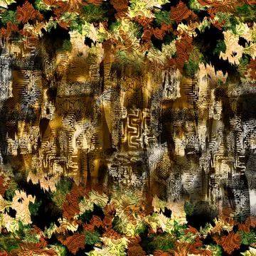 Colorful Abstract Composition,Surface pattern work collage fashion 스톡 일러스트