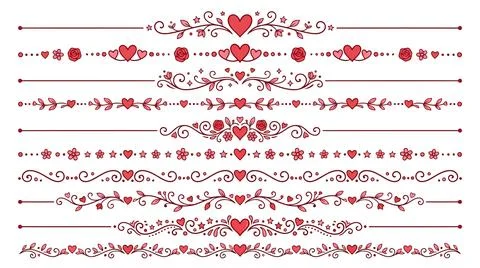 Colorful abstract decorative border pattern Illustrazione stock