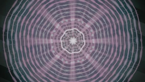 Colorful abstract design with circular patterns in motion Stock Footage 337377038