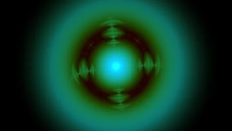 Colorful abstract design with glowing elements and dark Stock Footage 338286607