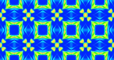 Colorful Abstract Design Pattern Tile Background Wallpaper Stock Footage 154540550
