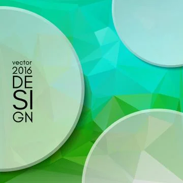 Colorful abstract design template Stock Illustration