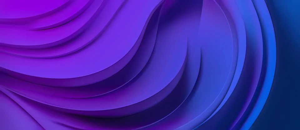 Colorful Abstract Design With Wavy Patterns and Gradients Stock Illustration