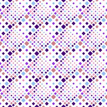 Colorful abstract diagonal rounded square pattern background Illustrazione stock