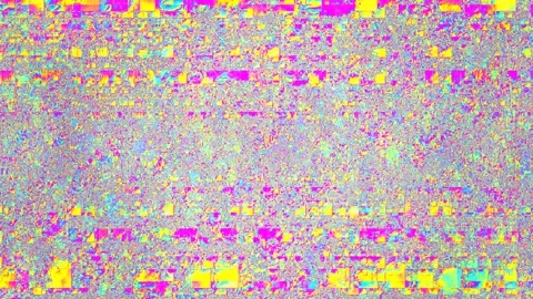 Colorful abstract digital noise pattern with vibrant hues Stock Footage 338292668