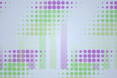 Colorful abstract digital pattern with dots and lines Stock Photos