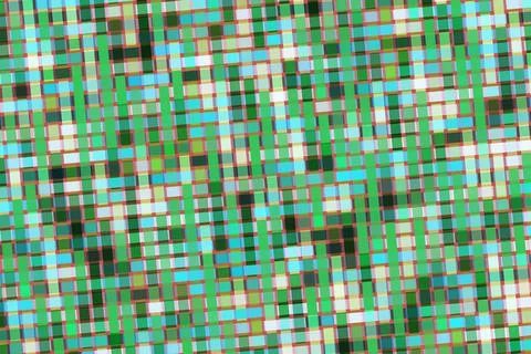 Colorful abstract digital pattern with squares and lines Illustrazione stock