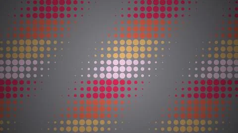 Colorful abstract digital pattern with vibrant dots and lines Stock Illustration