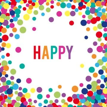 Colorful abstract dot background Stock Illustration