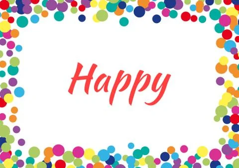 Colorful abstract dot background Stock Illustration