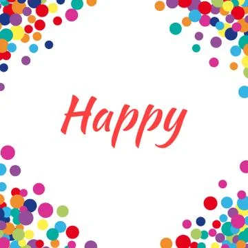 Colorful abstract dot background Stock Illustration