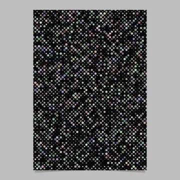 Colorful abstract dot pattern brochure background Stock Illustration