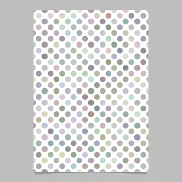 Colorful abstract dot pattern brochure background Stock Illustration