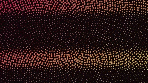Colorful Abstract Dot Pattern Design with Gradient Shades Background Stock Footage 348717659