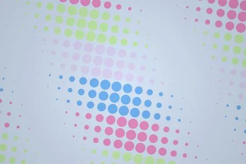 Colorful abstract dot pattern on a light background Stock Photos