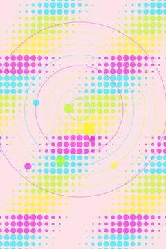 Colorful Abstract Dot Pattern Stock Photos